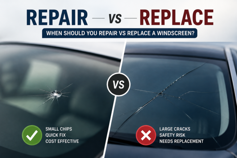 When Should You Repair vs Replace a Windscreen?