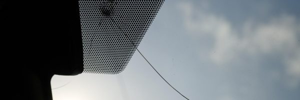 Windscreen crack in driver’s line of sight